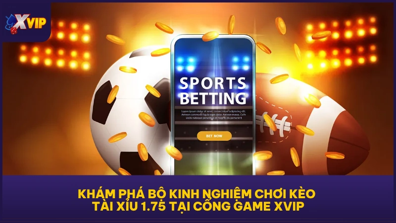 Khám phá bộ kinh nghiệm chơi kèo tài xỉu 1.75 tại cổng game XVIP